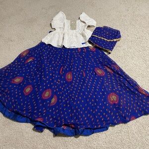 Very nice and very comfortable bandhani lehanga choli with blouse and dupatta